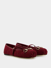Gucci Rosso Ancora Red Horsebit Ballet Flat