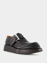 Alexander McQueen Black T-Bar Creeper Leather Shoes