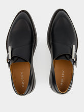 Alexander McQueen Black T-Bar Creeper Leather Shoes