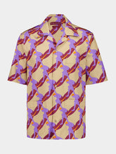 Gucci Beige Multicolour Printed Cotton Shirt