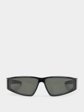 Alexander McQueen Y2K Wraparound Sunglasses in Black