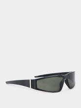 Alexander McQueen Y2K Wraparound Sunglasses in Black