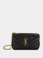 Saint Laurent Loulou Mini Bag in Black Lambskin