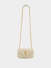 Saint Laurent Loulou Mini Bag in Blanc Vintage Lambskin