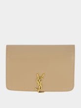 Saint Laurent Beige Voltaire Passport Case