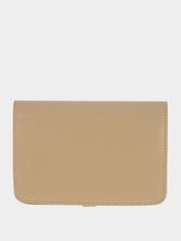 Saint Laurent Beige Voltaire Passport Case
