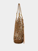 Saint Laurent Brown Beaded Hobo Shoulder Bag