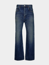 Saint Laurent High-Rise Heritage Vintage Blue Jeans