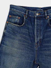 Saint Laurent High-Rise Heritage Vintage Blue Jeans