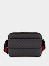 Gucci Black GG Supreme Canvas Messenger Bag