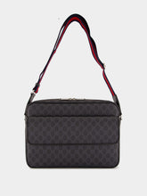 Gucci Black GG Supreme Canvas Messenger Bag