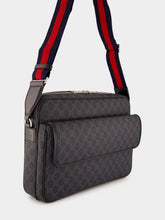 Gucci Black GG Supreme Canvas Messenger Bag