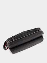 Gucci Black GG Supreme Canvas Messenger Bag