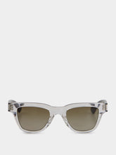 Saint Laurent Crystal Green Wellington Sunglasses
