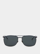 Saint Laurent Black Vincent Metal Sunglasses