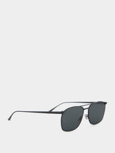 Saint Laurent Black Vincent Metal Sunglasses