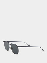Saint Laurent Black Vincent Metal Sunglasses