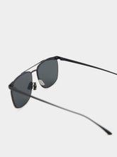 Saint Laurent Black Vincent Metal Sunglasses