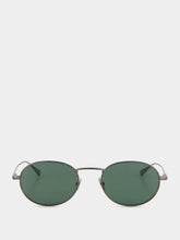 Saint Laurent Semi Matte Black Round Metal Sunglasses