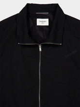 Saint Laurent Black Blouson in Crinkled Nylon