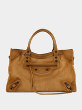 Balenciaga Camel Suede Le City Medium Bag