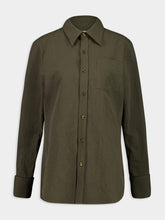Cassandre Fitted Linen-Cotton Shirt