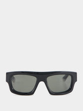 Gucci Black Rectangular Frame Sunglasses