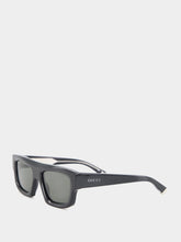 Gucci Black Rectangular Frame Sunglasses