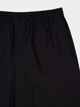 Gucci Black Cotton-Silk GG Faille Shorts