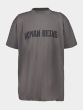 Balenciaga Dark Grey Human Being T-Shirt