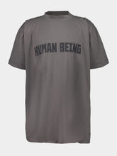 Balenciaga Dark Grey Human Being T-Shirt
