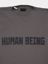 Balenciaga Dark Grey Human Being T-Shirt