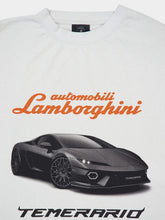 Balenciaga Dirty White Lamborghini Graphic T-Shirt