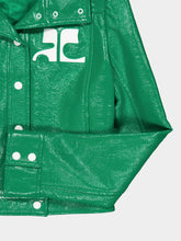 Courrèges Green Reedition Vinyl Jacket
