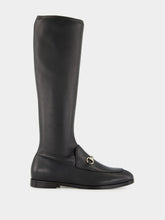 Gucci Black Jordaan Stretch Leather Boot