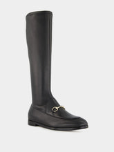 Gucci Black Jordaan Stretch Leather Boot