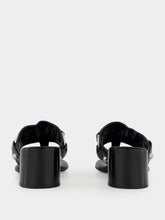 Balenciaga Black Mid-Heel City Tong Sandals