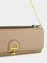 Gucci 73 Clutch in Taupe Leather