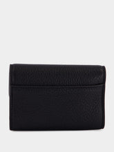 Gucci Black Calfskin Horsebit Card Case with Gold Hardware