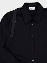 McQueen Black Logo Harness Shirt