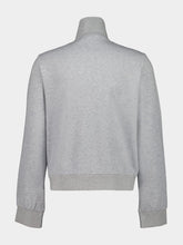 Gucci Grey Mélange Cotton Zip Jacket