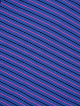 Balenciaga Blue Laurel Classic Pique Stripes Polo Shirt