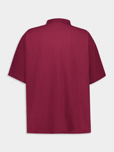 Balenciaga Bordeaux Regular Fit Polo Shirt