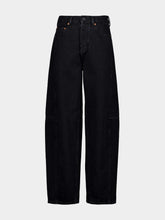 Gucci Black Balloon Fit Petite Denim Jeans