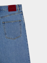 Gucci Blue Baggy Fit Bleach Denim Jeans