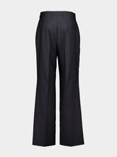 Gucci Grey Oversized Low-Waist Wool Trousers
