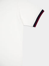 Gucci White Cotton Piqué Polo with Contrast Trim