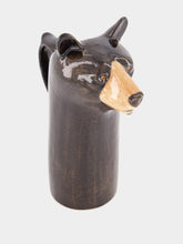 Quail Ceramics Black Bear jug