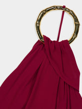 Gucci Rosso Ancora Silk Crêpe Midi Dress