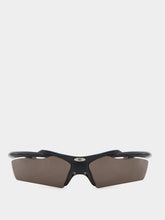 Balenciaga Turbo Rectangle Sunglasses in Full Black
